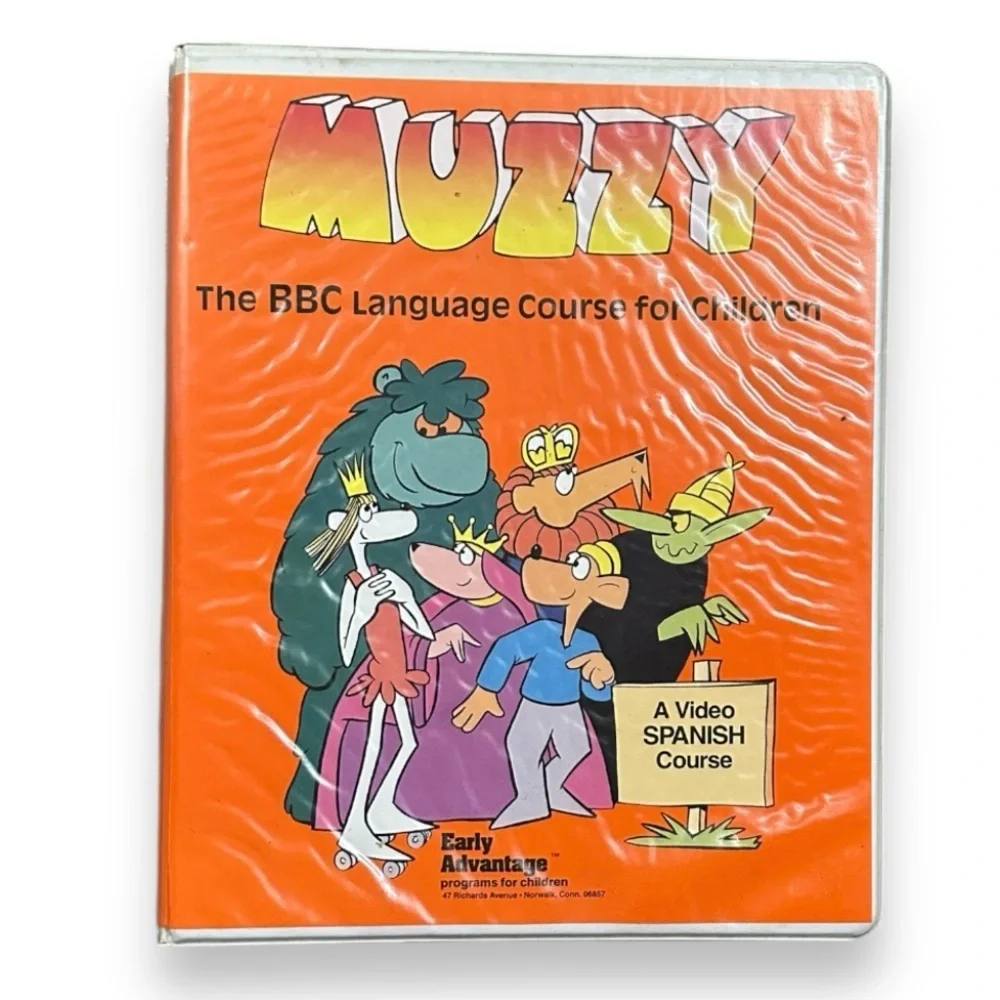 BBC Muzzy Spanish Level 1 Early Advantage Language Course For Children VHS